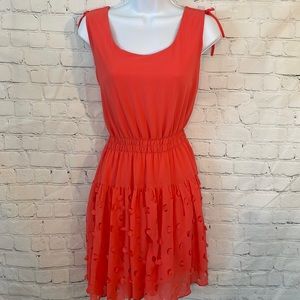 Olive & Oak coral mini dress